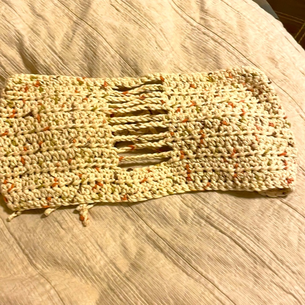 Homemade crochet bikini/crop top